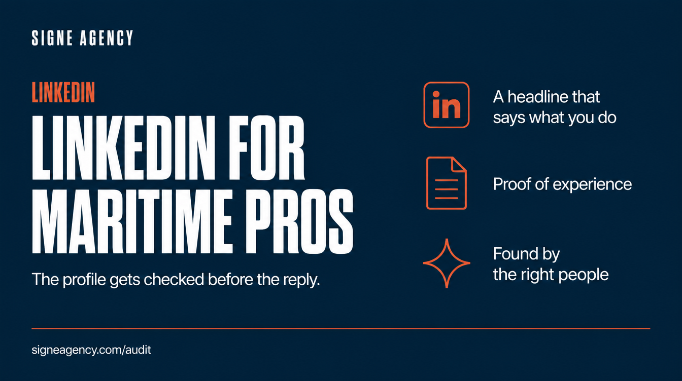 LinkedIn Profile Basics for Maritime Professionals