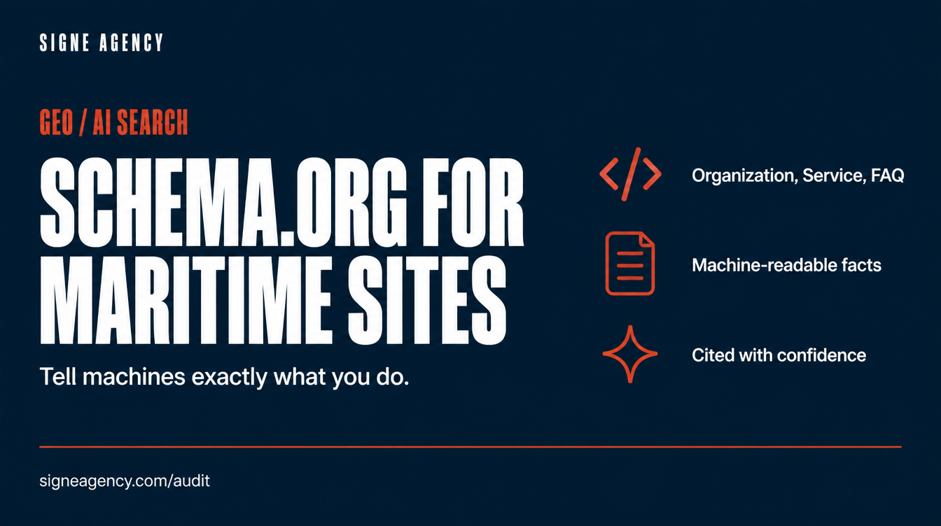 Schema.org for Maritime Websites: A Practical Guide