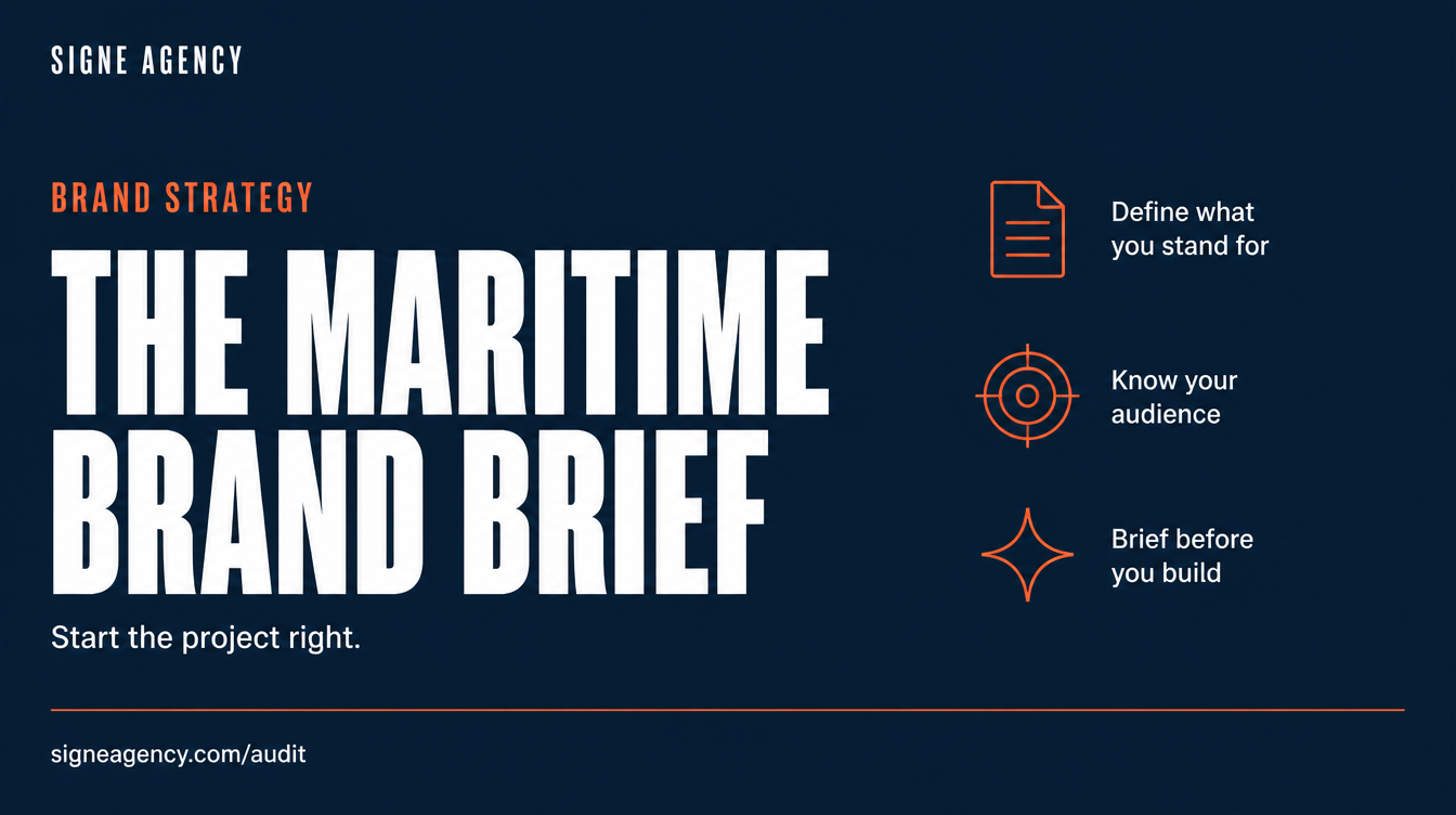 The Maritime Brand Brief: Why Most Projects Start Wrong